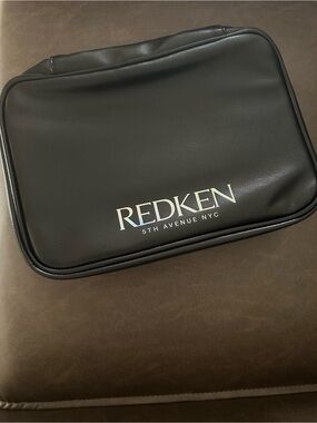Redken Black Travel Toiletry Pouch with Logo